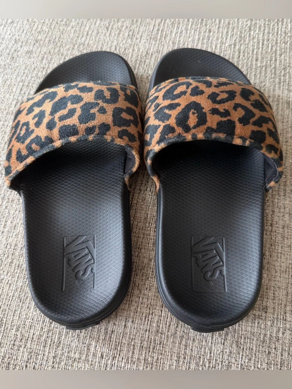 Vans Leopard Print Slides - 1.0